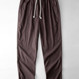 Geometric Jacquard Cuban Shirt with Straight-Leg Linen Trousers