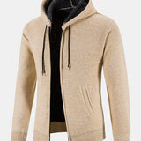Men's Zip-Up Hooded Sweatshirt