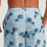Sunset Palm Tree Swim Trunks