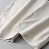 Classic Straight-Leg Linen Trousers