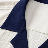 Textured Two-Tone Cuban Shirt
