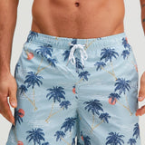 Sunset Palm Tree Swim Trunks