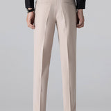 Twisted Jacquard Knit Zipper Polo & Slim Fit Tapered Pants