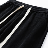 Adjustable Waist Corduroy Joggers