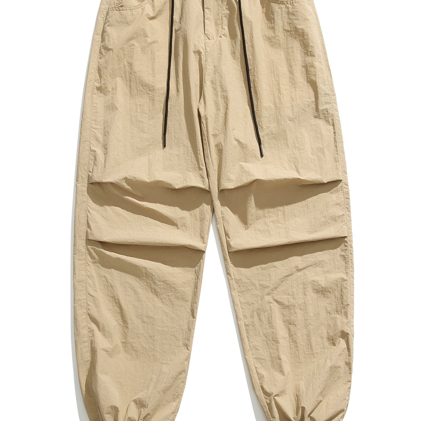 Stretchy Waistband Parachute Trousers
