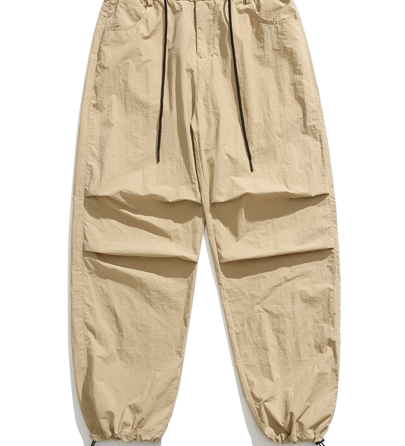 Stretchy Waistband Parachute Trousers