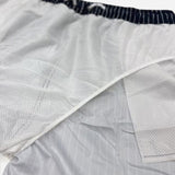 Island-Inspired Button-Up Shirt & Striped Swim Shorts Set