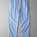 Classic Straight-Leg Linen Trousers