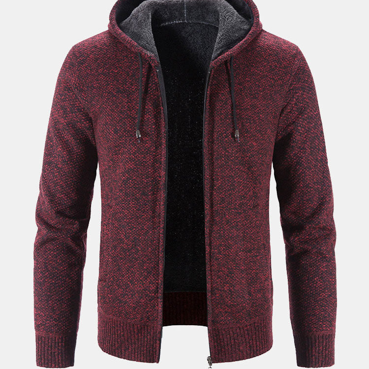 Men's Zip-Up Hooded Sweatshirt