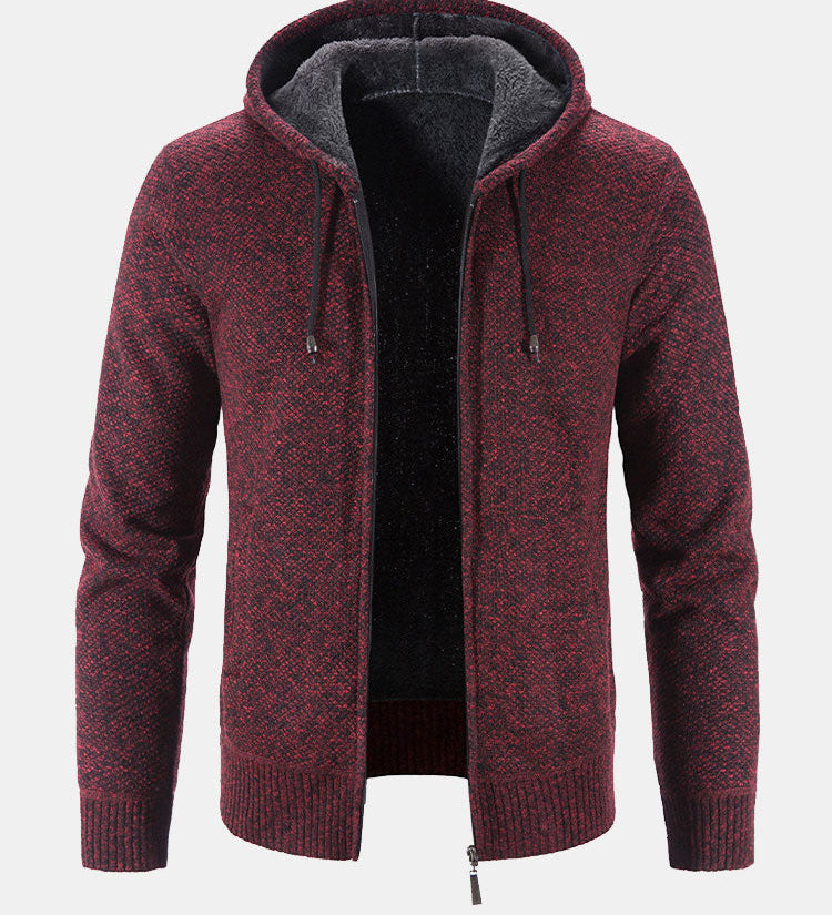 Men's Zip-Up Hooded Sweatshirt