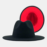 Panama Felt Hat with Wide Brim