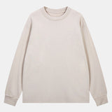 Set of 3 Basic Long Sleeve T-Shirts with Ribbed Cuffs