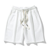 Geometric Jacquard Short Sleeve T-Shirt with Arc Hem & Matching Shorts