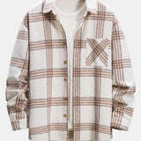 Plaid Flannel Overshirt with Pocket