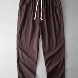 Classic Straight-Leg Linen Trousers