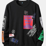 Graphic Slogan Print Sweatshirt