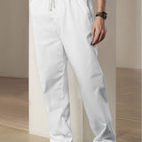 Classic Straight-Leg Linen Trousers