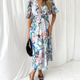 Celine | Abito Femminile con Motivo Floreale