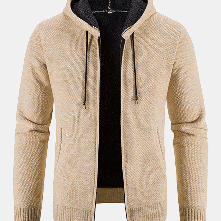 Men's Zip-Up Hooded Sweatshirt