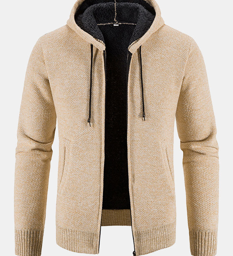 Men's Zip-Up Hooded Sweatshirt