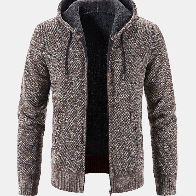 Men's Zip-Up Hooded Sweatshirt