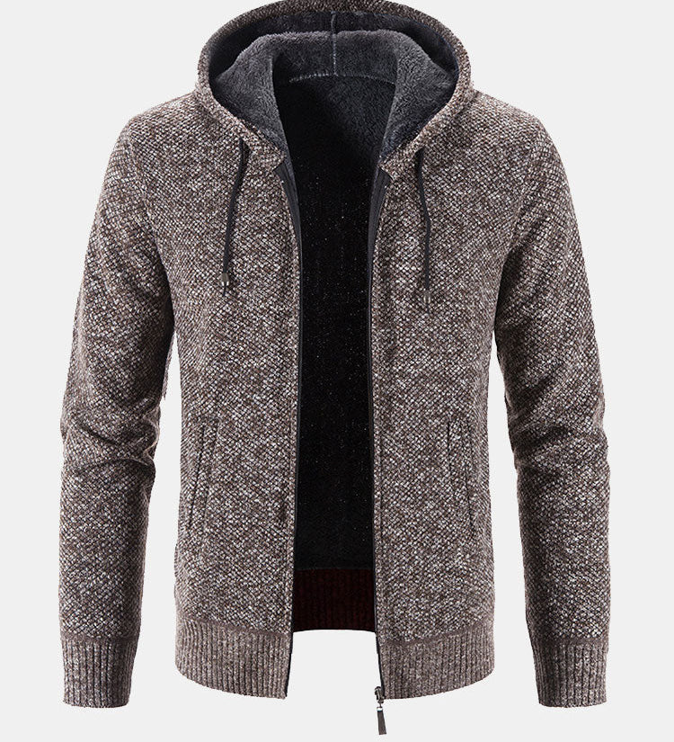 Men's Zip-Up Hooded Sweatshirt