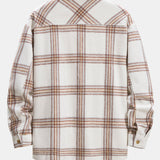 Plaid Flannel Overshirt with Pocket