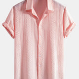 Textured Button-Down Shirt