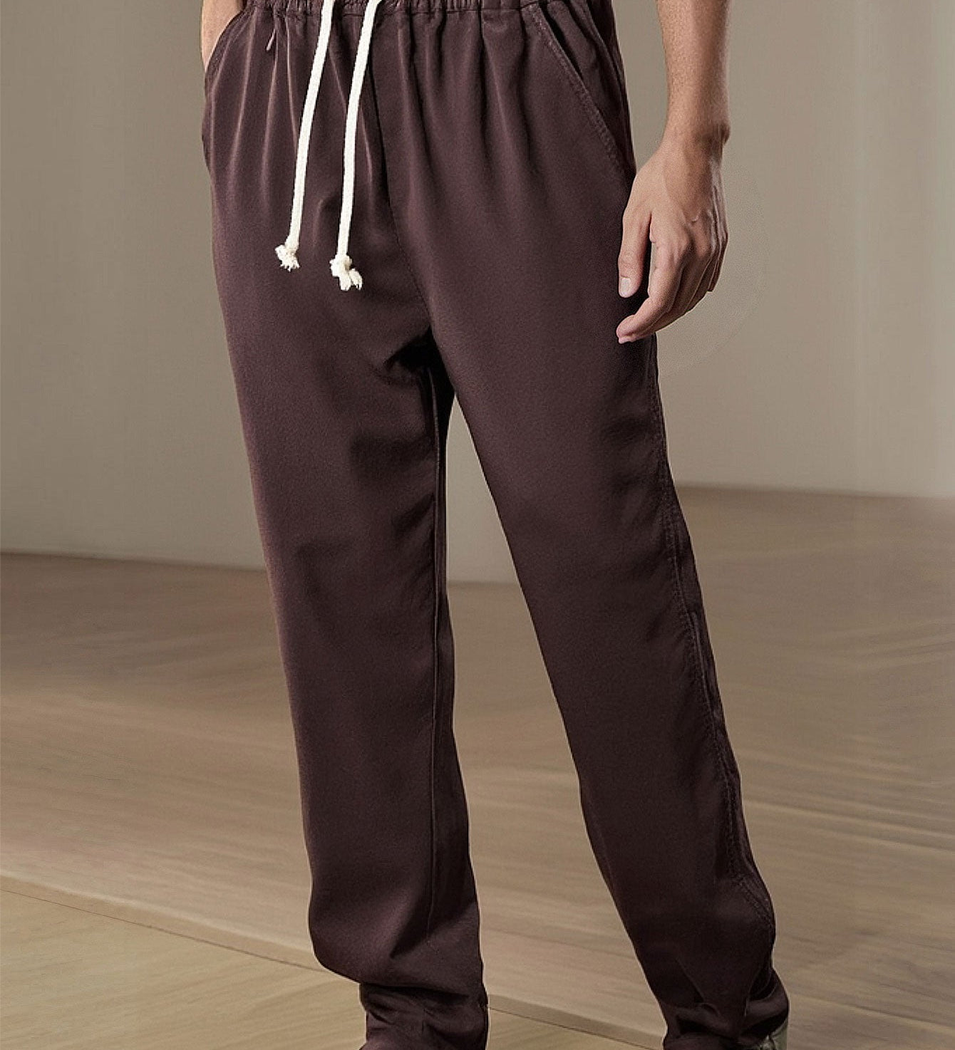 Classic Straight-Leg Linen Trousers