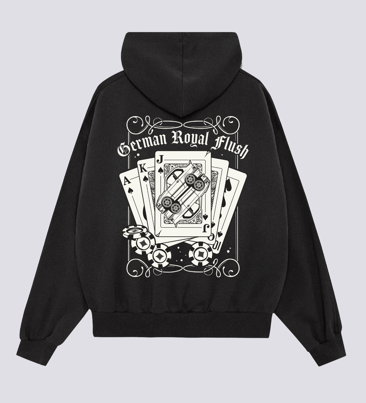 Karališkas Flush Hoodie