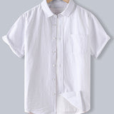 Men's Cotton Button-Down Shirt