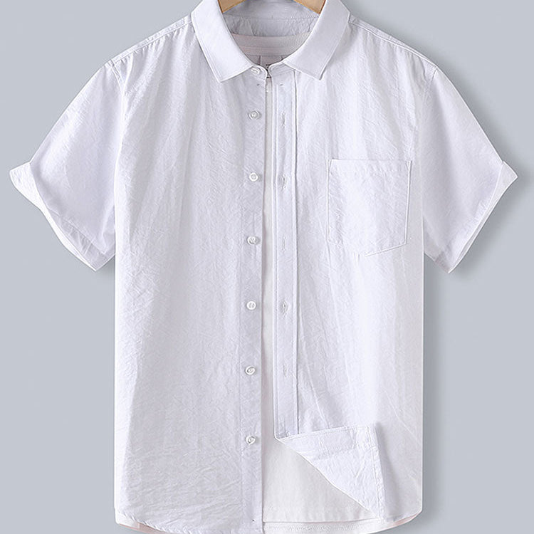 Men's Cotton Button-Down Shirt