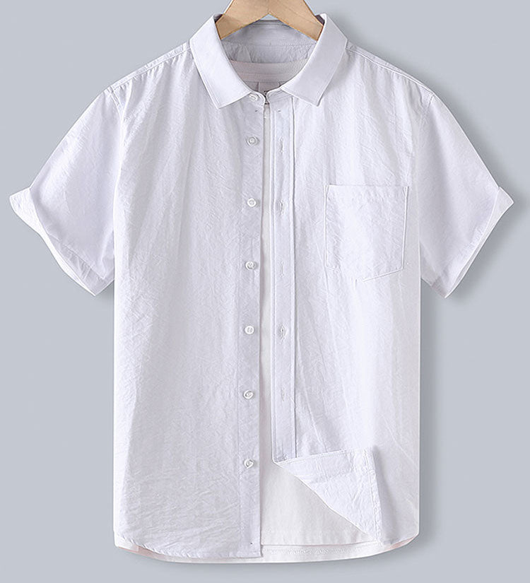 Men's Cotton Button-Down Shirt