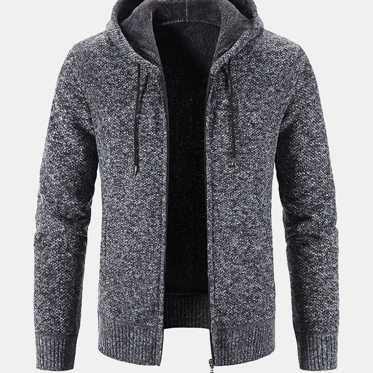 Men's Zip-Up Hooded Sweatshirt