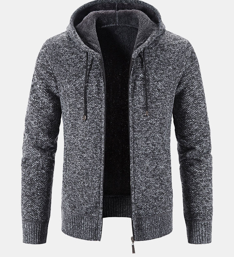 Men's Zip-Up Hooded Sweatshirt