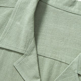 Cuban Shirt in Linen and Rayon Blend