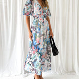 Celine | Abito Femminile con Motivo Floreale