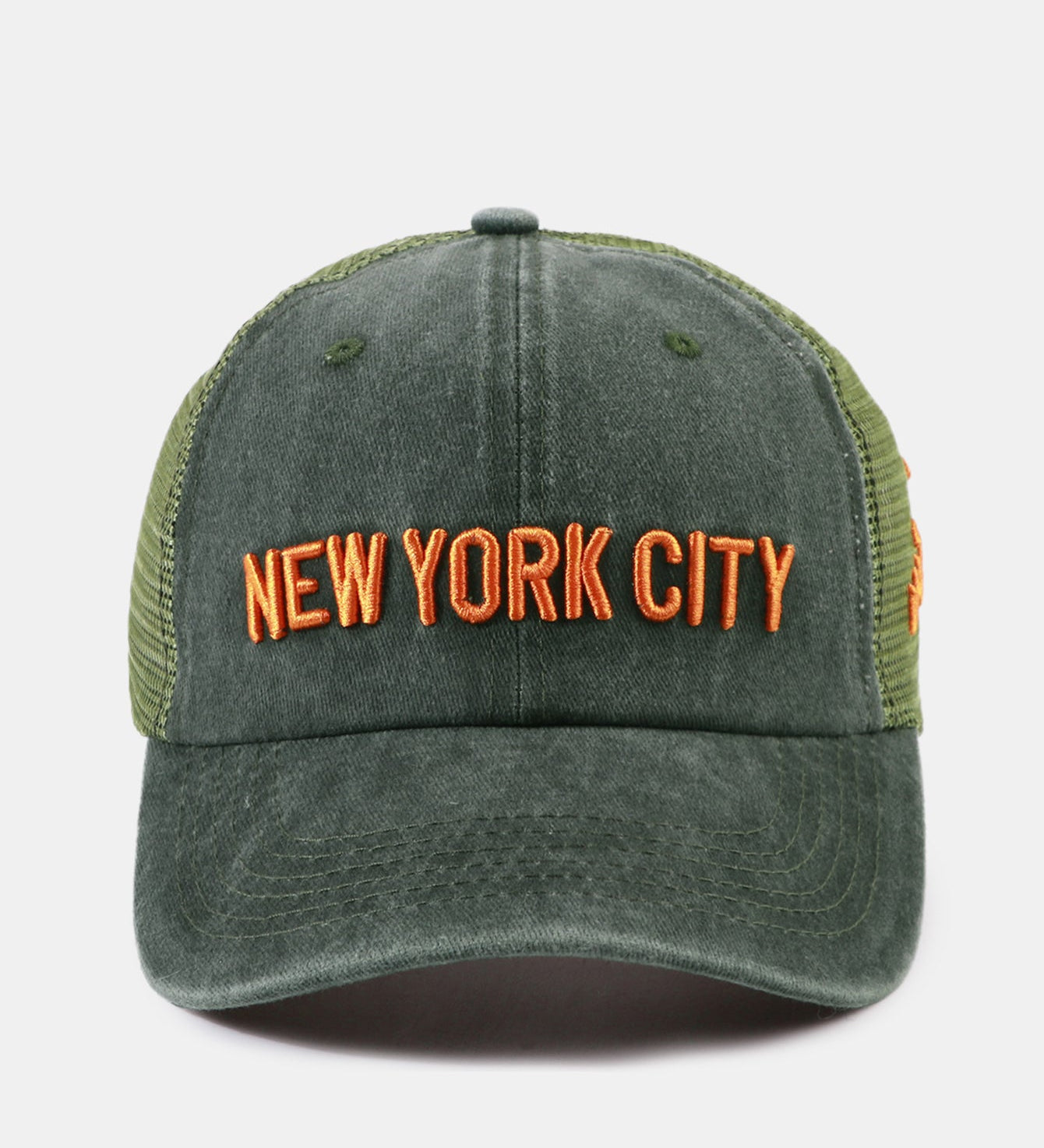 New York Embroidered Mesh Cotton Baseball Hat