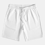 Ribbed Muscle Fit Cuban Shirt with Drawstring Ribbed Shorts