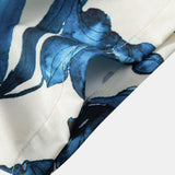 Floral Ink Print Button-Up Shirt
