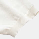 Geometric Stripe Jacquard Knit Polo Shirt