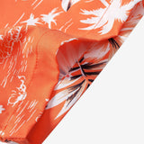Tropical Palm Tree Print Button-Up Shirt