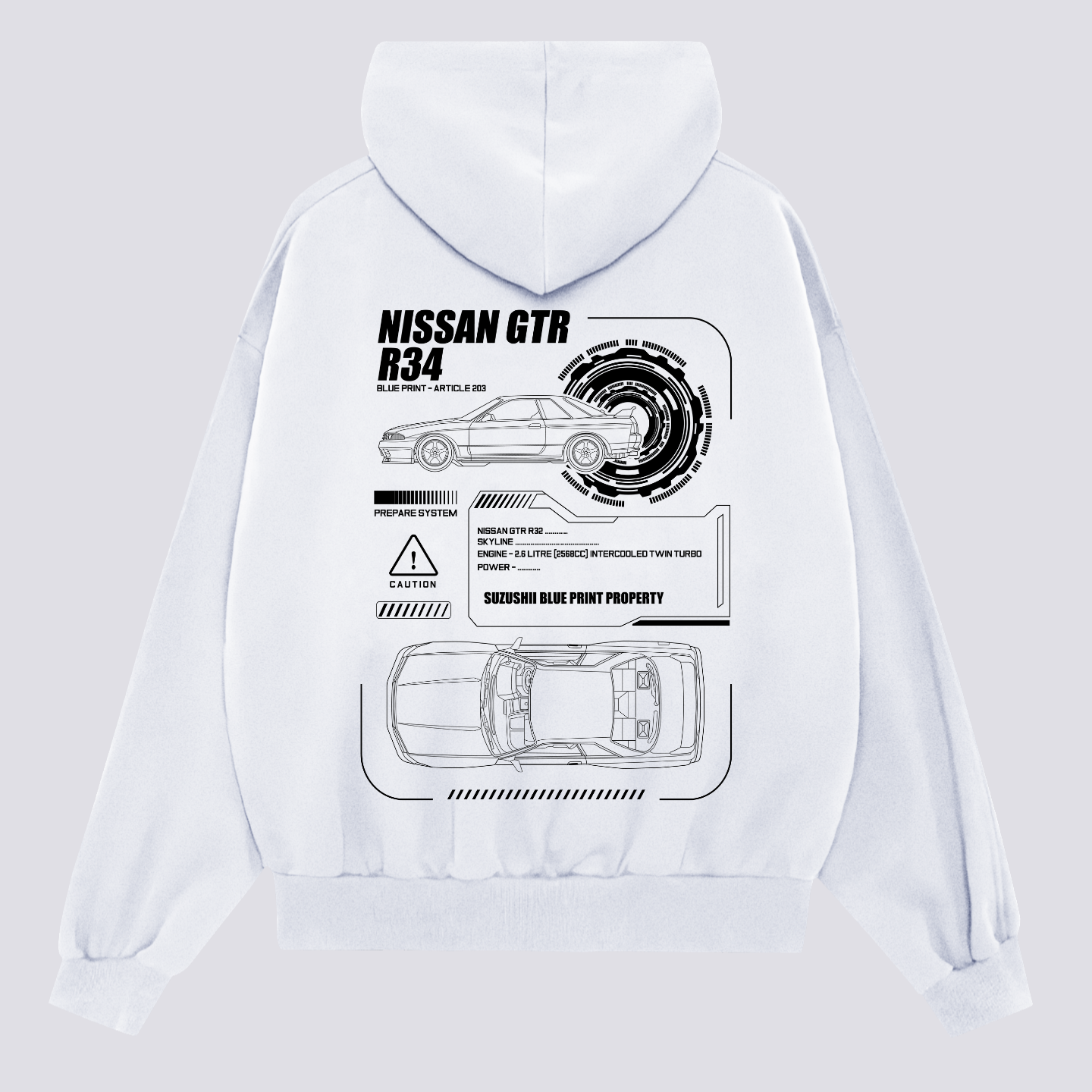 GTR Blueprint Hoodie