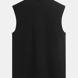 Set of 3 Solid Cotton Sleeveless Tees