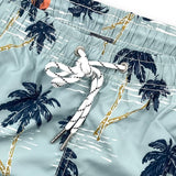 Sunset Palm Tree Swim Trunks