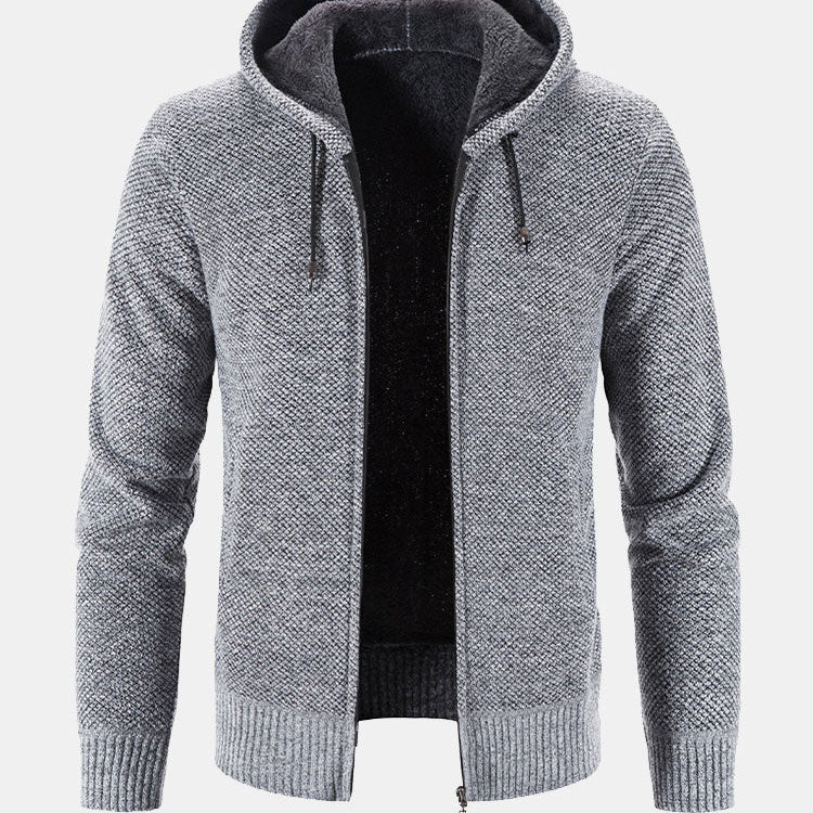 Men's Zip-Up Hooded Sweatshirt