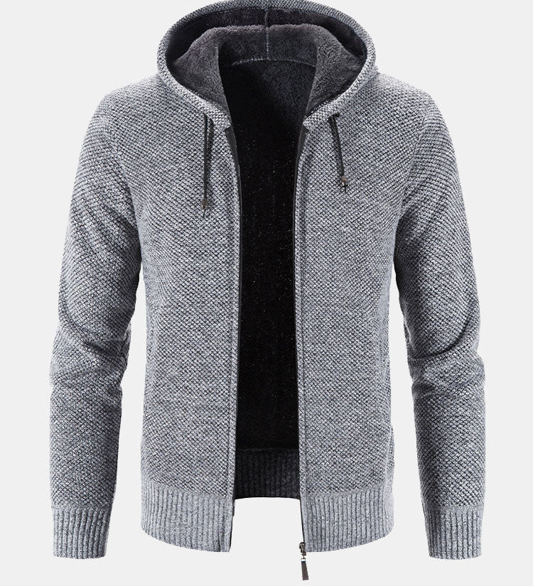 Men's Zip-Up Hooded Sweatshirt