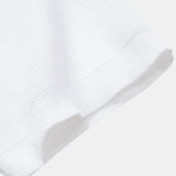 V-Neck Knitted T-Shirt with Drop Shoulder Design