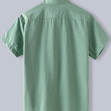 Men's Cotton Button-Down Shirt