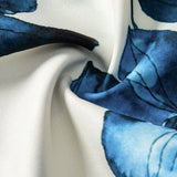 Floral Ink Print Button-Up Shirt